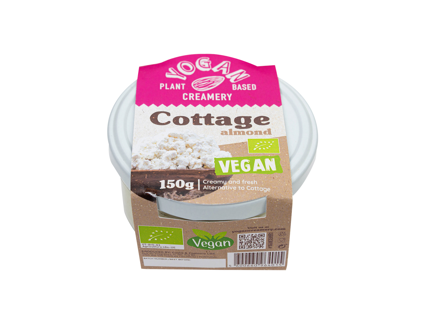 COTTAGE AMÊNDOA YOGAN BIO VEGAN 150 G