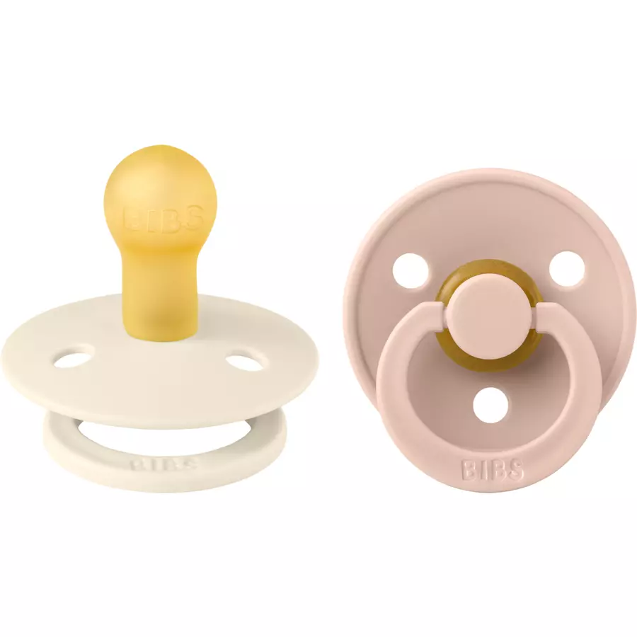 BIBS® Schnuller Colour Blush  Ivory 0-6 Monate, 2 Stk.