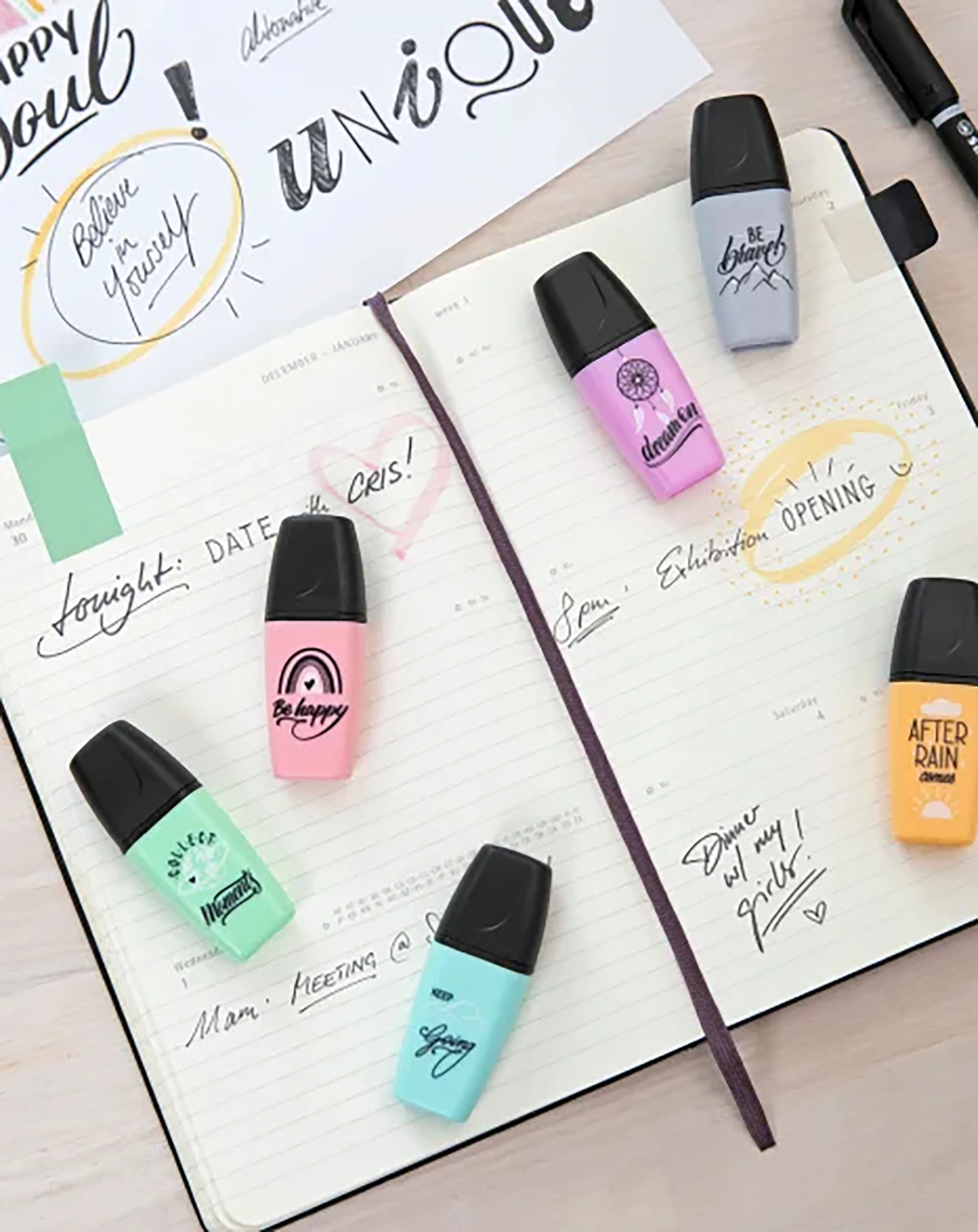 Textmarker STABILO® BOSS® MINI PASTELLOVE 2.0 - 6er Pack
