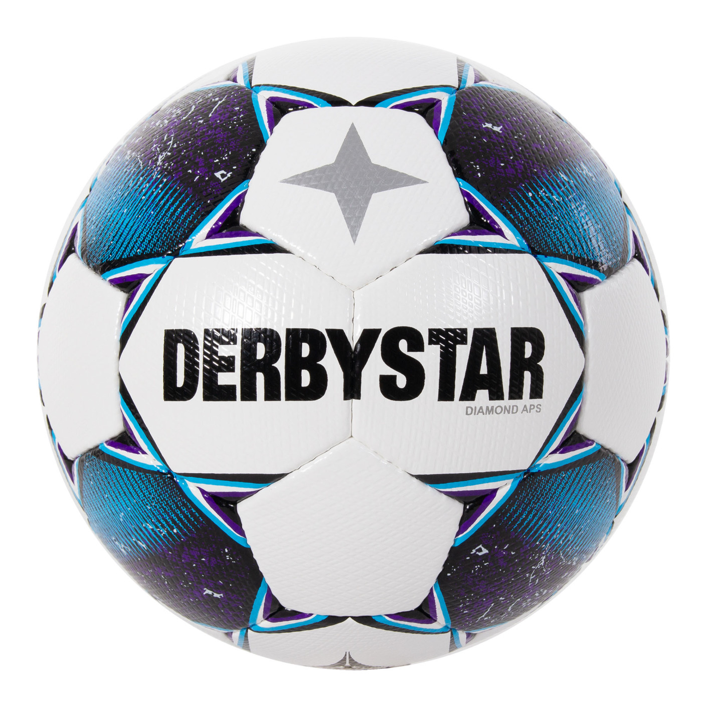Derbystar Diamond II Voetbal Maat 5 Wit Blauw Paars