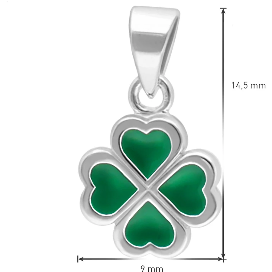 trendor Kinder-Halskette Silber 925 Collier mit Glücksbringer silver