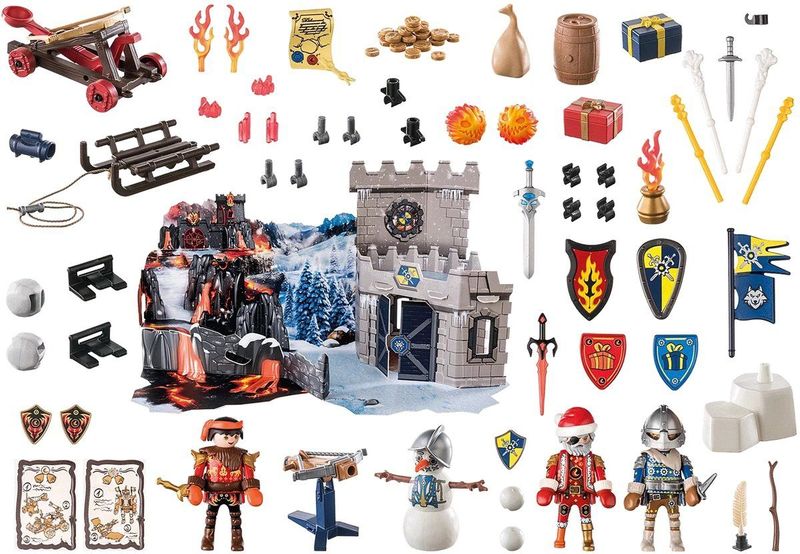 Playmobil Christmas Adventskalender - Strijd in de sneeuw - 71346