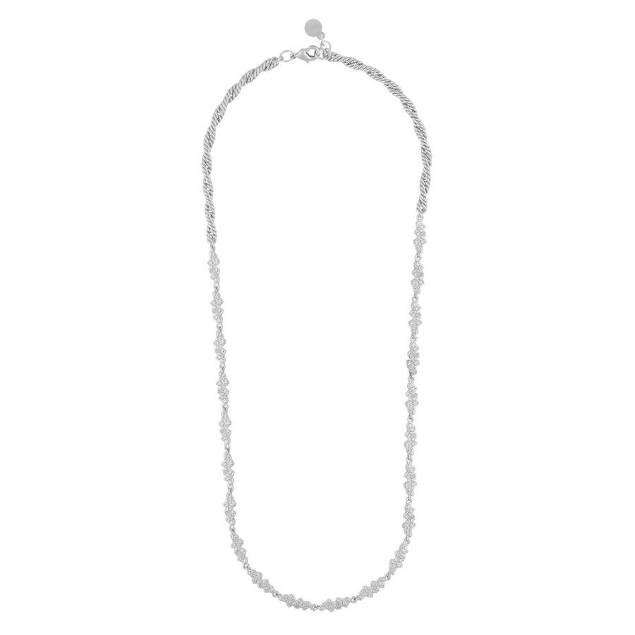 Snö Of Sweden Lauren Small Necklace Plain Silver 42cm