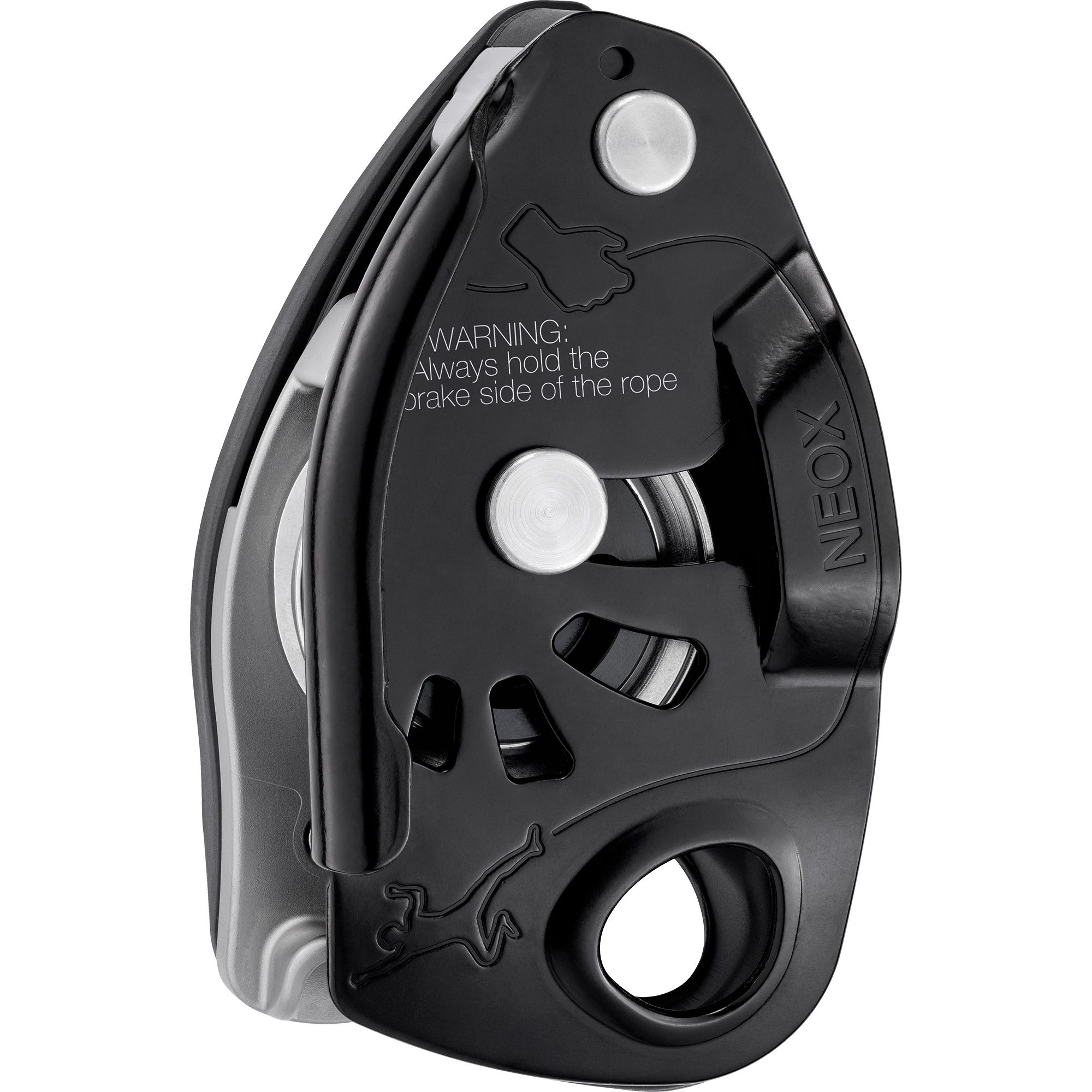 Petzl Neox Sicherungsgerät schwarz