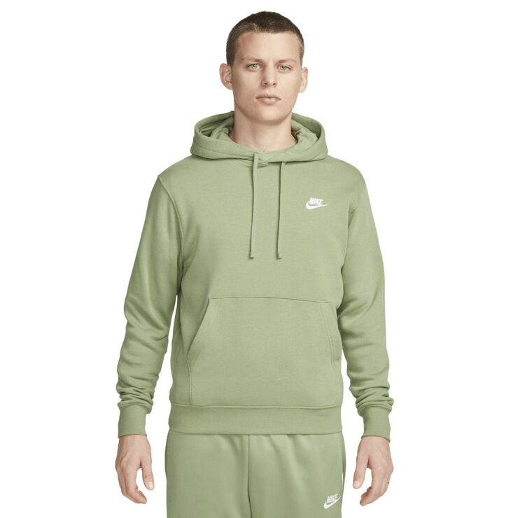 Nike club fleece hoodie Oil green/oil green/white