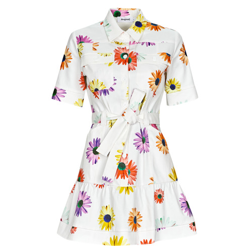 Desigual - VEST_BELGICA-LACROIX - Blanc / Multicolore