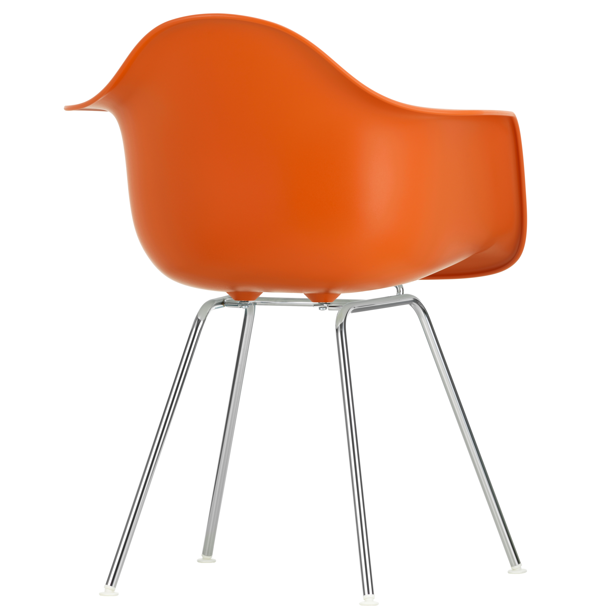 Eetkamerstoel DAX RE chroom Rusty Orange