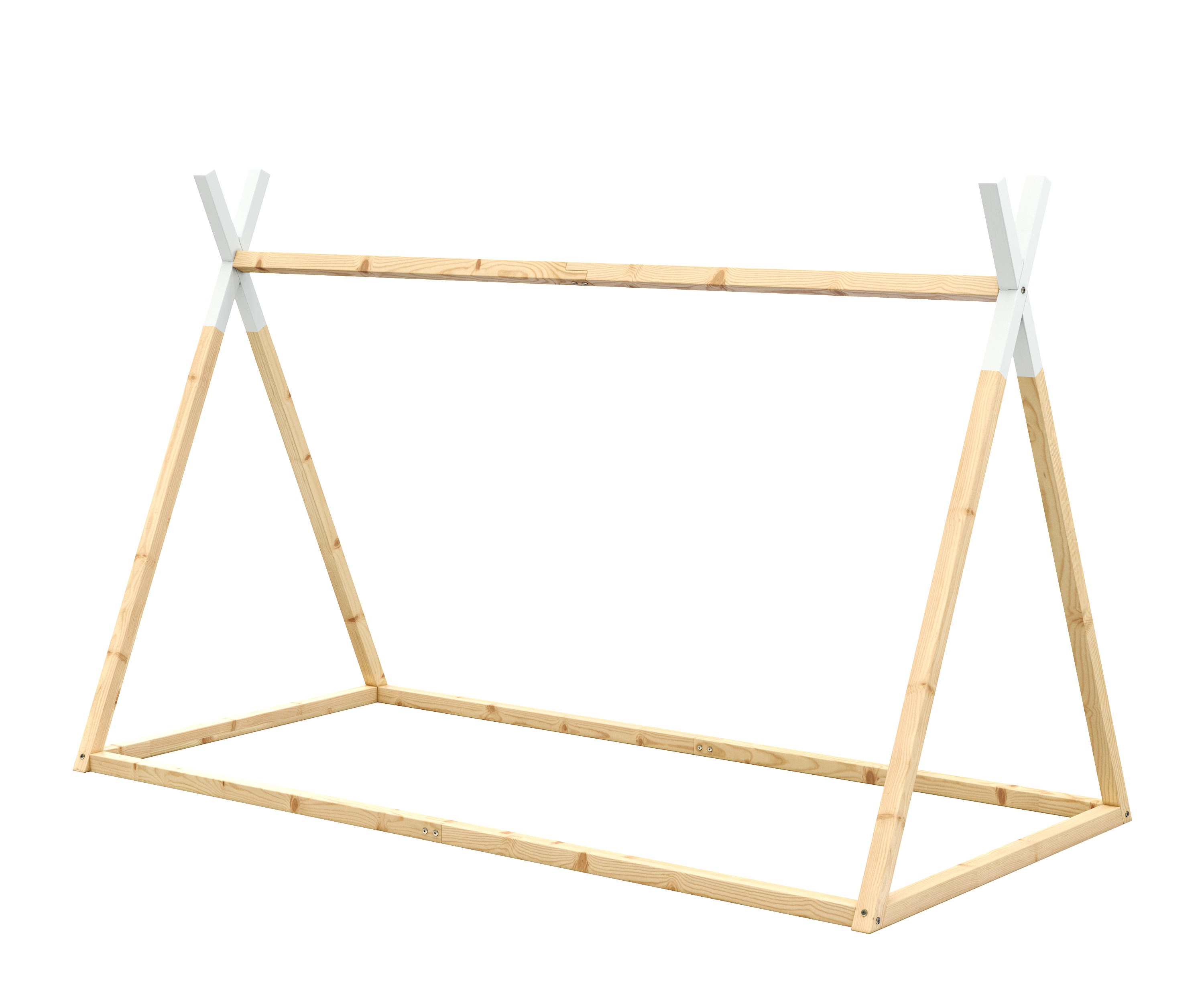 Kinderbett TIPI 90 x 200 cm natur