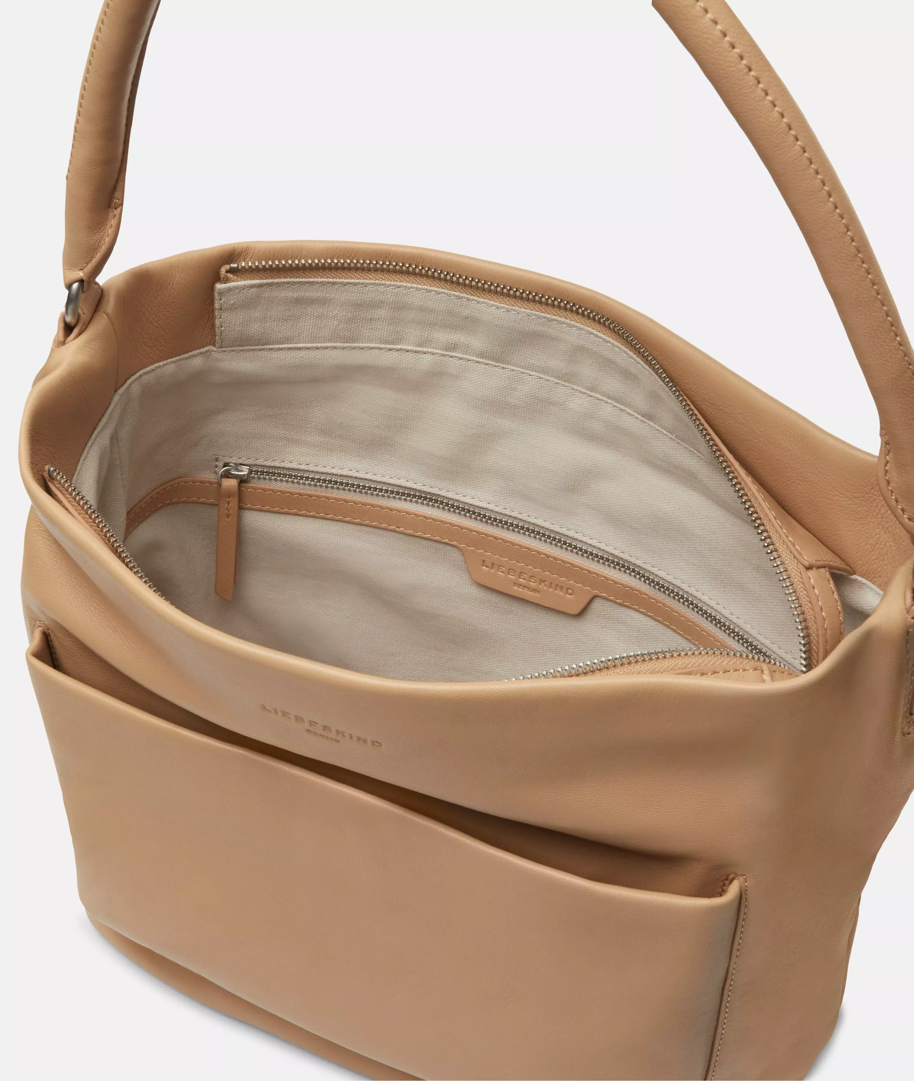 Hobo Spacious hobo bag made from soft leather