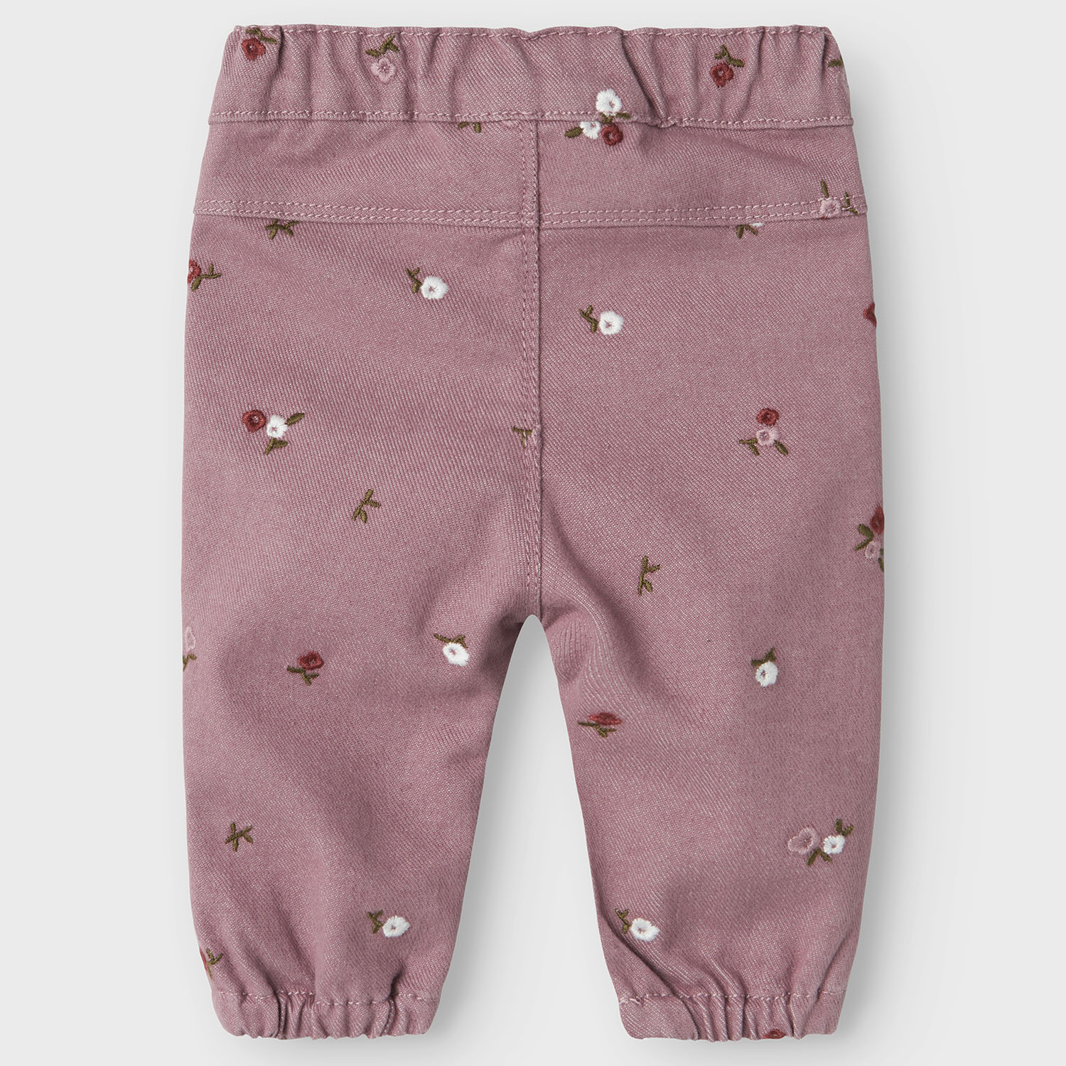 Name it baby broek  all over print paars
