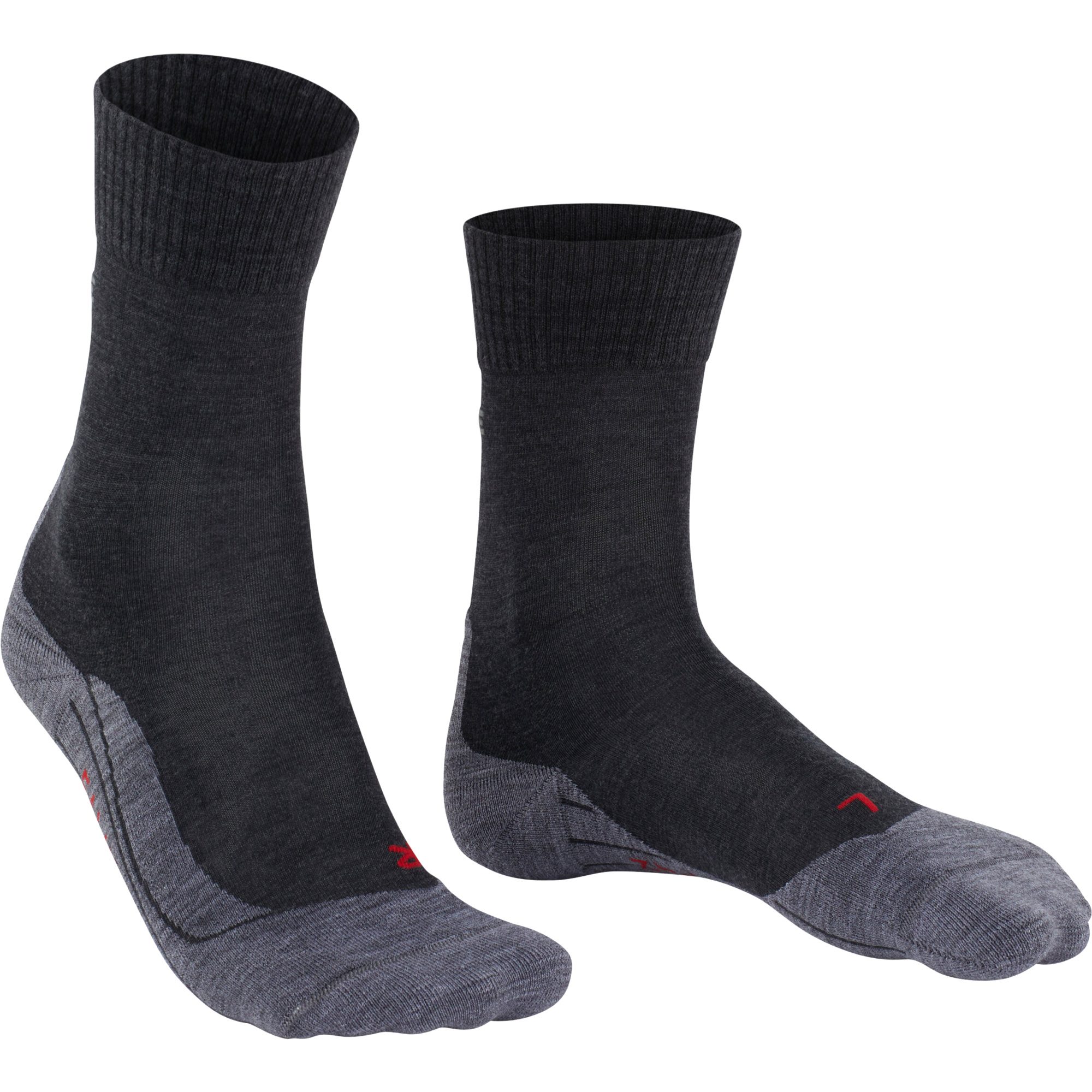 Falke TK5 Wandersocken Damen asphalt melange