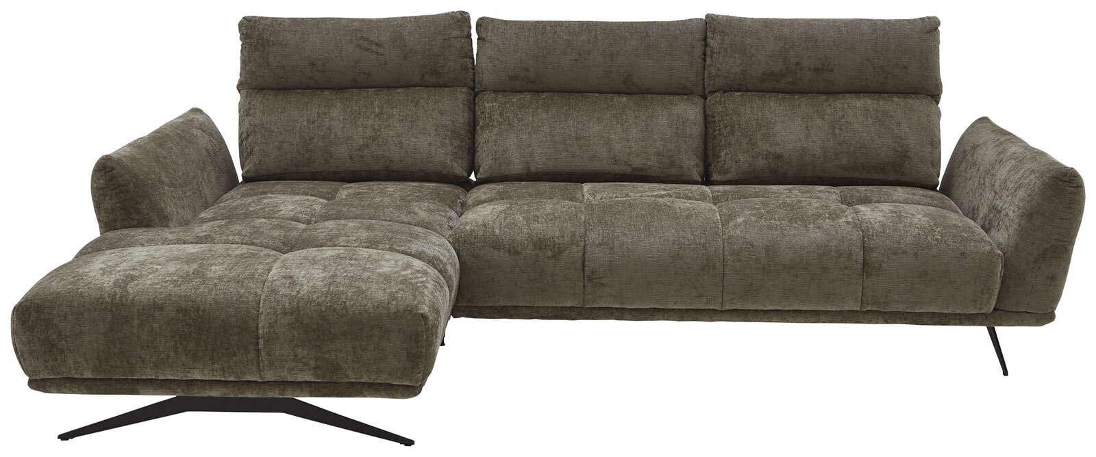 CASAVANTI Ecksofa GIOVANNI olivgrün