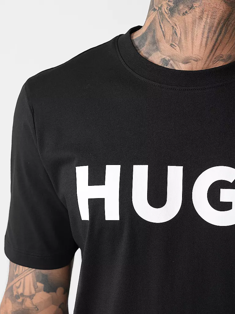 HUGO T-Shirt DULIVIO schwarz