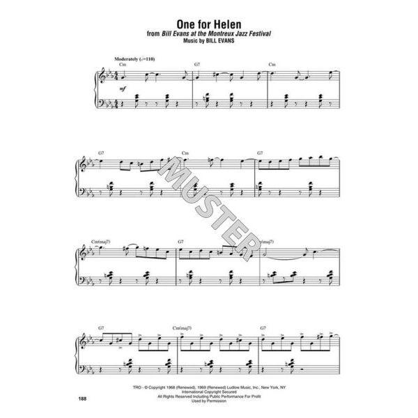 Hal Leonard Bill Evans Omnibook Piano