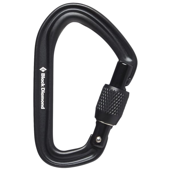 Mousqueton escalade BLACK DIAMOND HOTFORGE SCREWGATE CARABINER BLACK