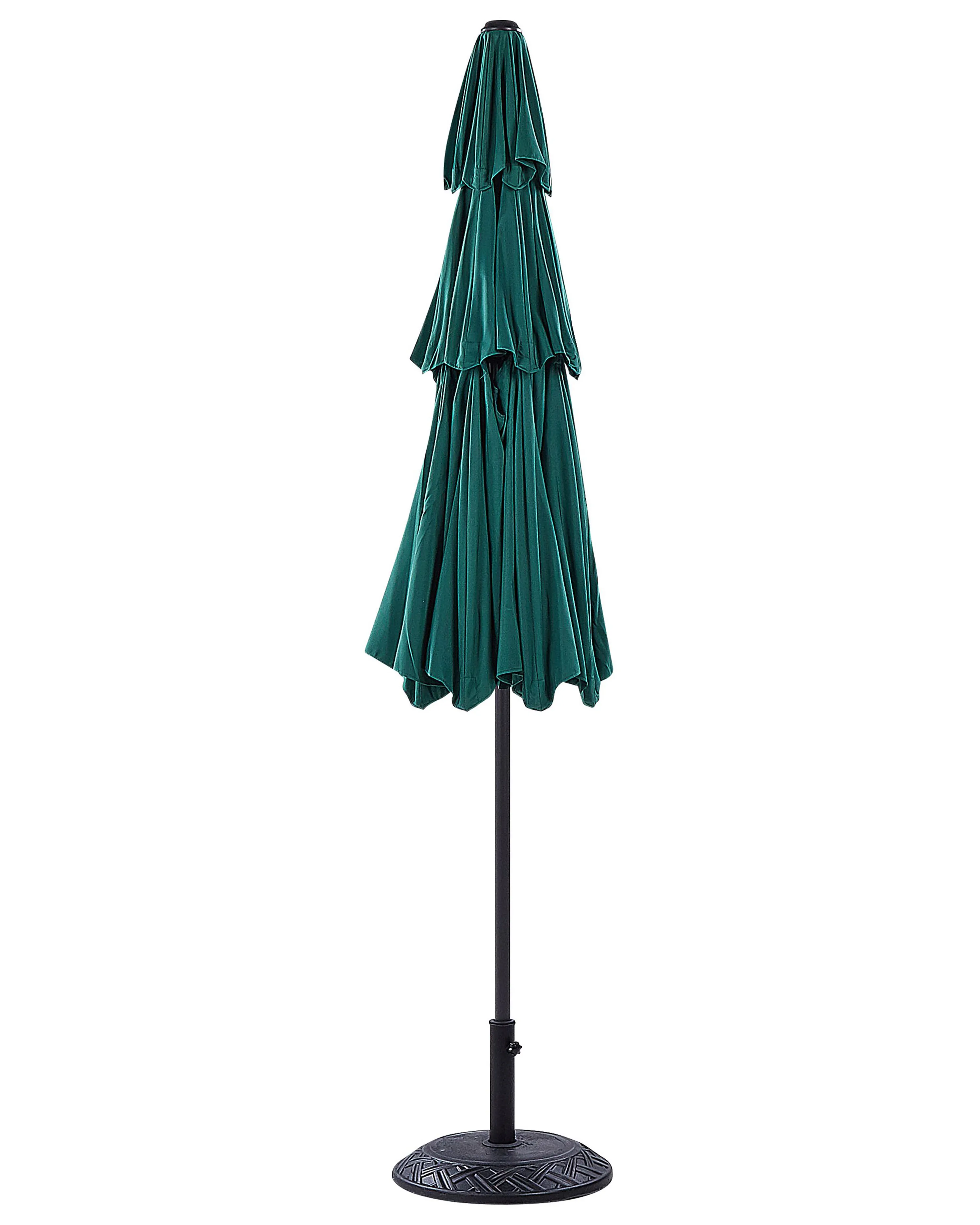 Parasol 285 cm BIBIONE Smaragdgroen