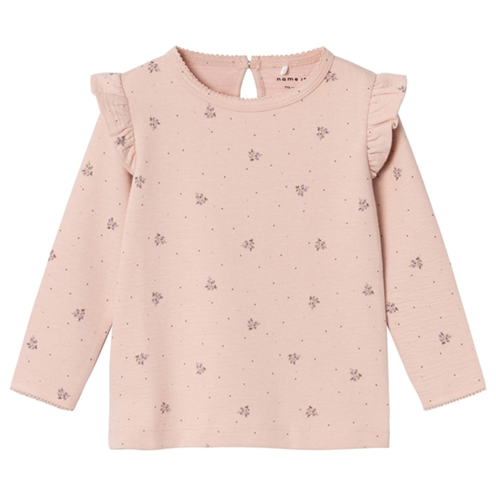 Rose Smoke Belinea Bluse - Name It → Luksusbaby.dk