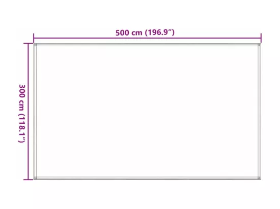 Tapis de tente 300 x 500 cm Anthracite
