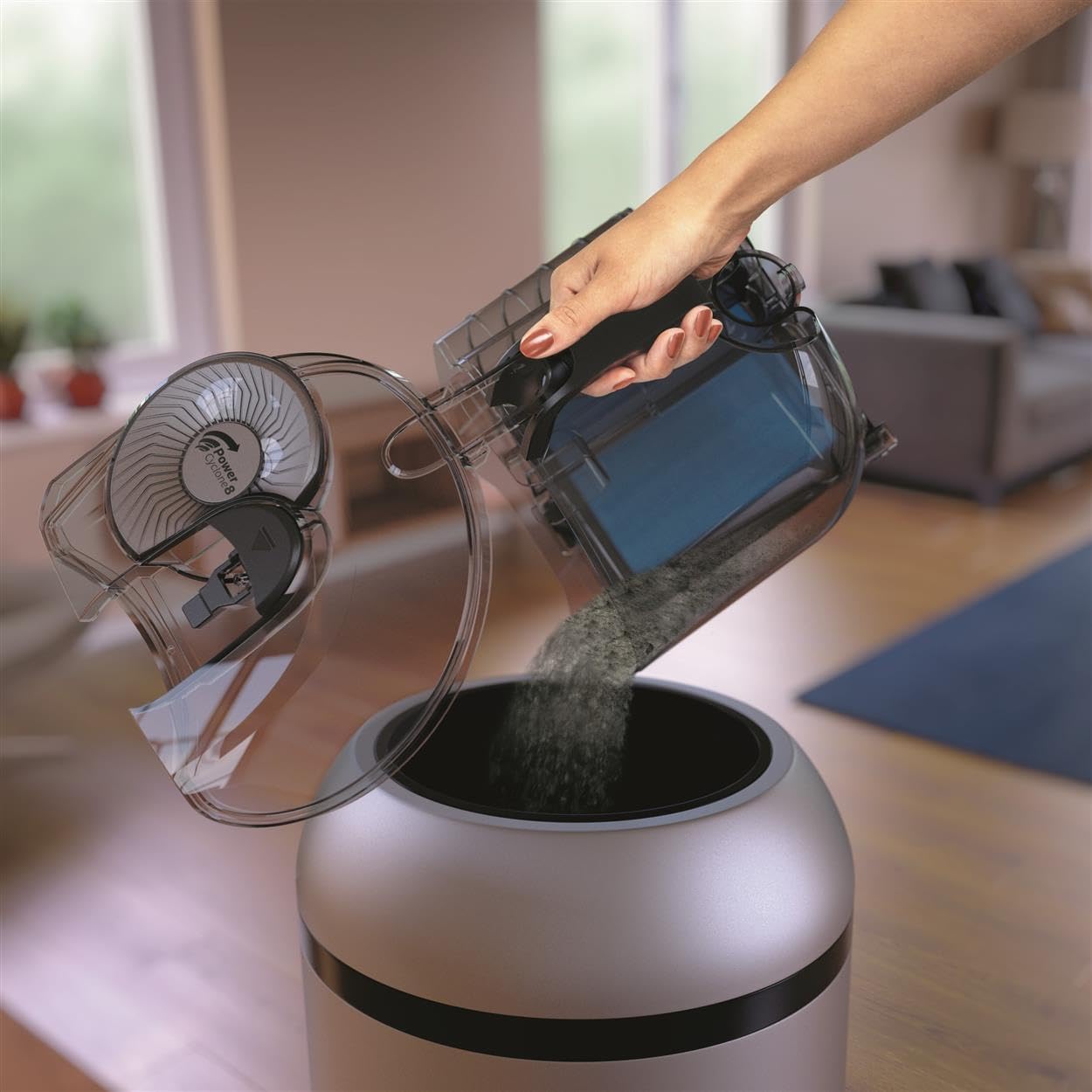Philips PowerPro Expert 7000 Series (beutelloser Staubsauger, TriActive+ LED-Düse, Allergiefilter, 900 Watt) hochglanzschwarz - FC9747/09