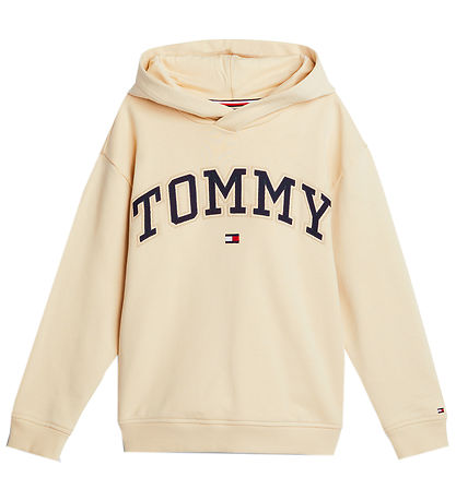 Tommy Hilfiger H?ttetr?je - Varsity Embroidery - Country Ivory