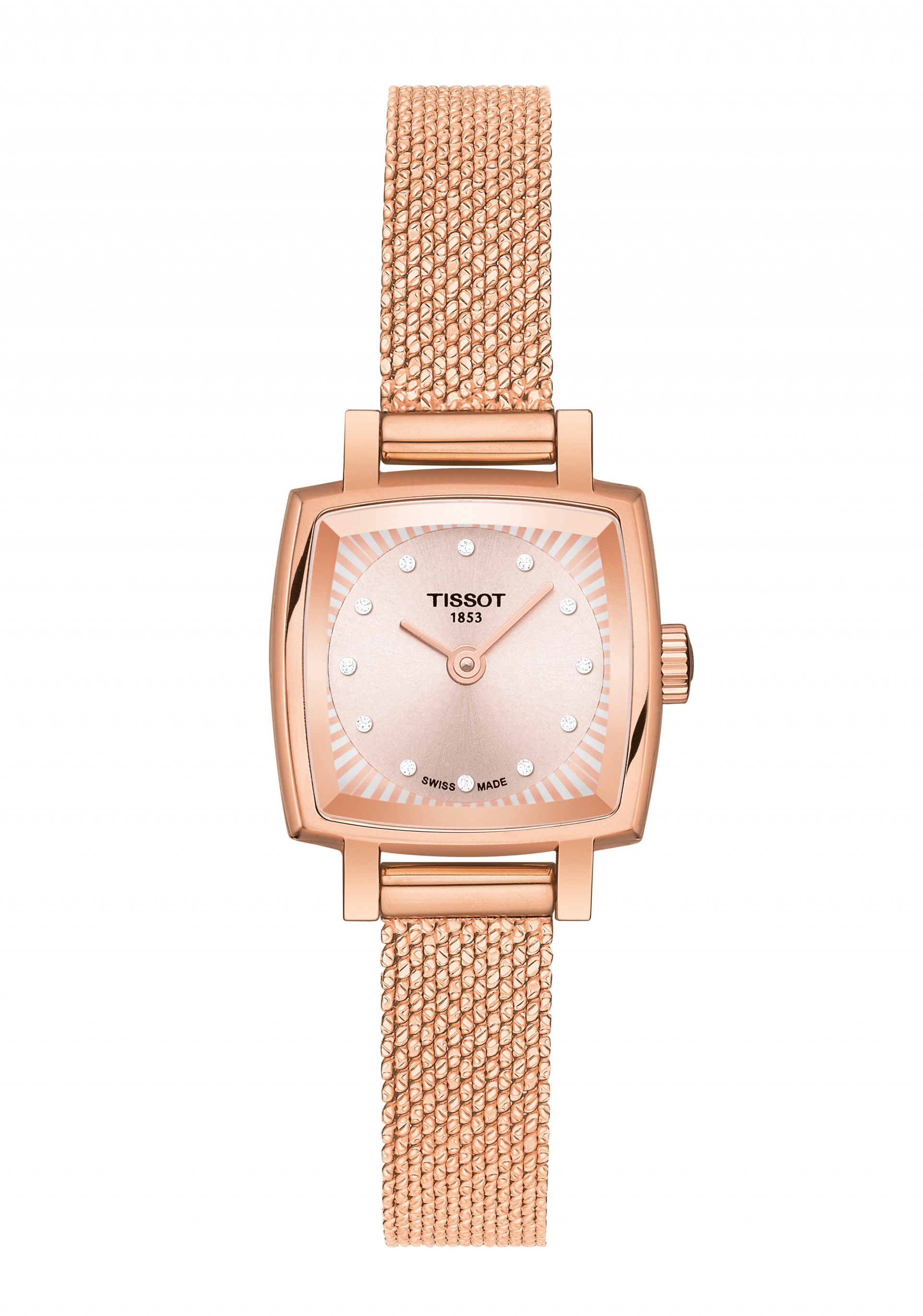 Tissot T-Classic Lovely Square Damenuhr Roségold