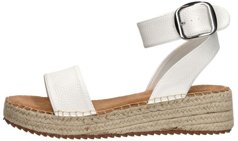 Sub55 Sandalen Plat wit