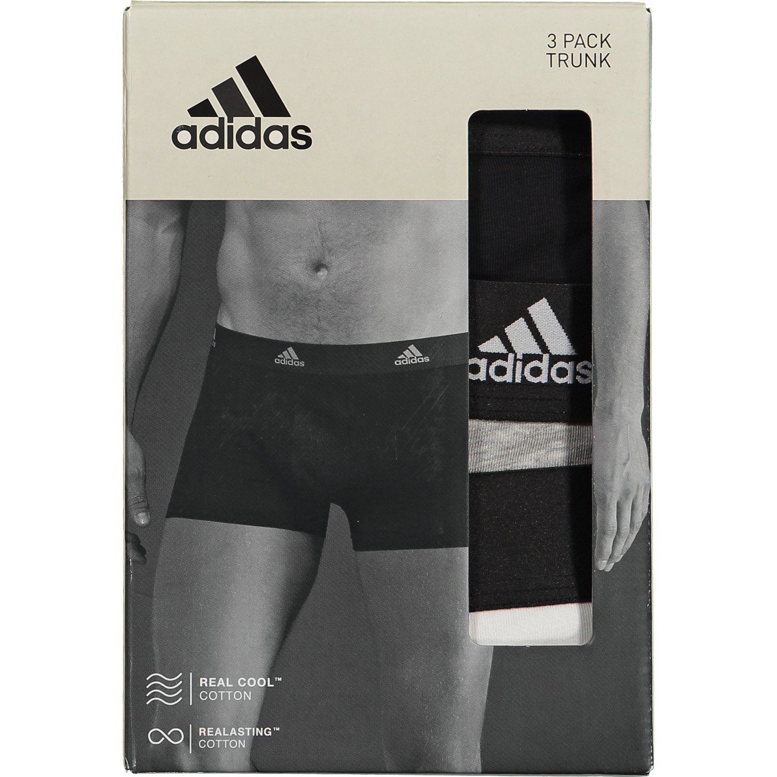 Adidas Herren-Boxershorts 3er Pack XL, mix