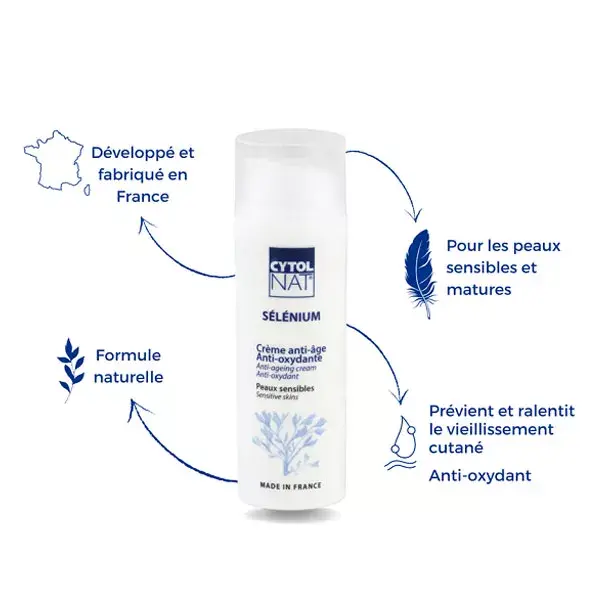 Cytolnat Selenium - Creme antioxidante antienvelhecimento
