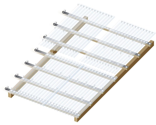 PVC golfplaat Sinus 76/18 helder 2000 mm x 900 mm x 1,1 mm