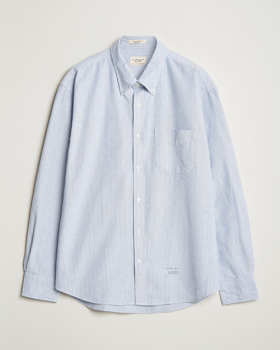 GANT 240 Mulberry Street Relaxed Fit US Oxford Banker Shirt Blue/White