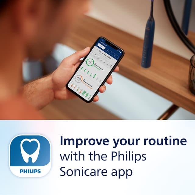 Philips Sonicare Series 7100 elektrisk tandbørste HX7423/08 (Navyblå)