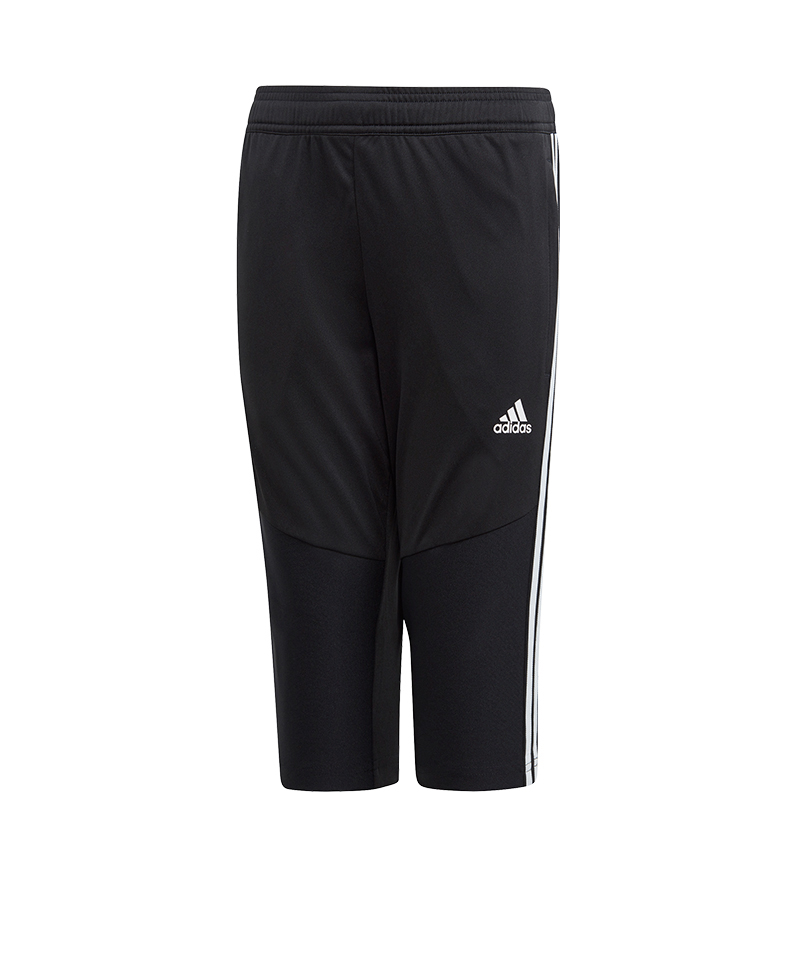 adidas Tiro 19 3/4 Pant Kids Schwarz Weiss
