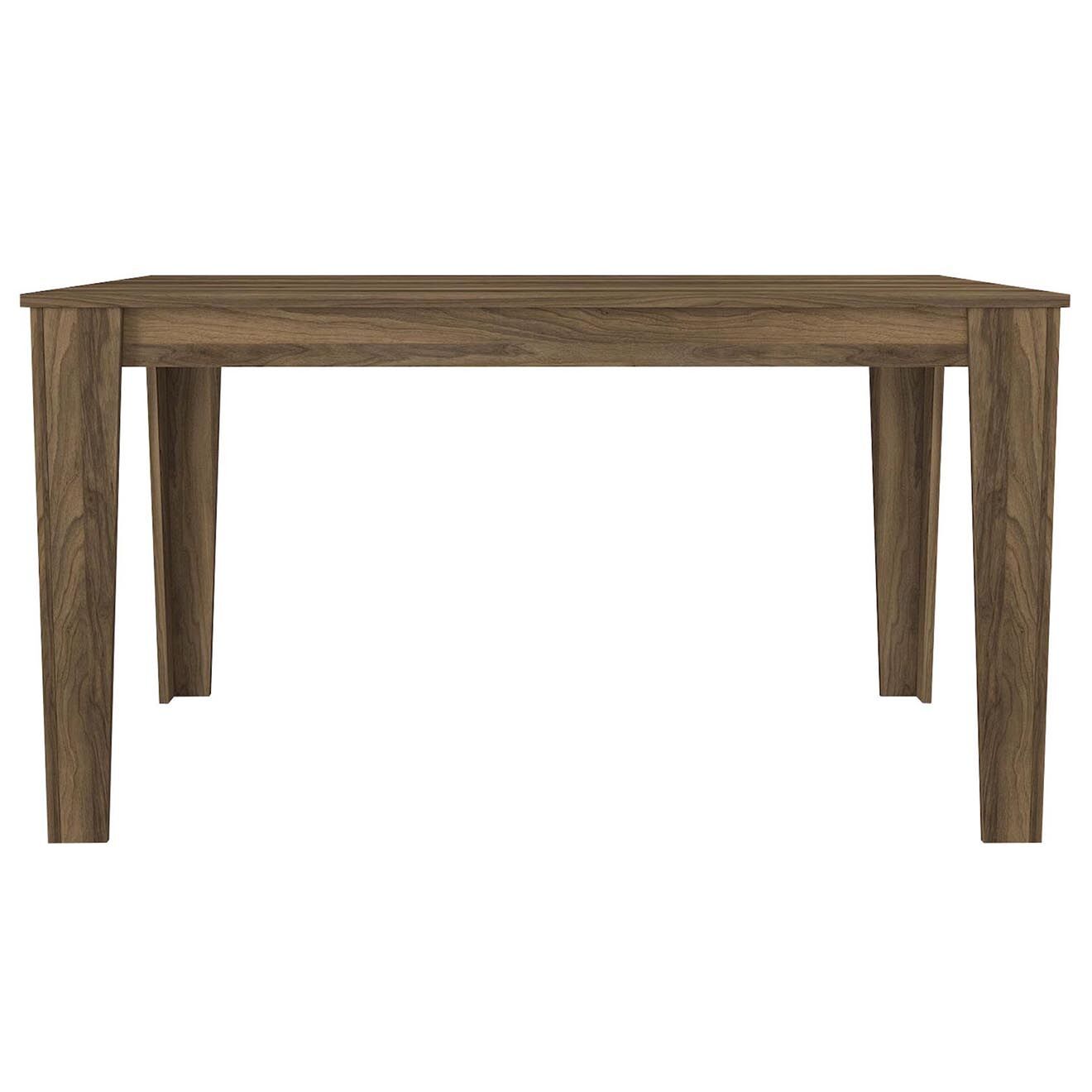 Wooden Art Table de salle à manger Costa beige - 120x75x75 cm