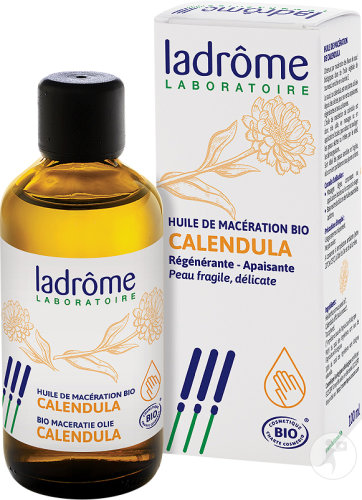 Ladrôme Calendula Huile De Macération Bio Régénérante Et Apaisante Peau Fragile Et Délicate 100ml