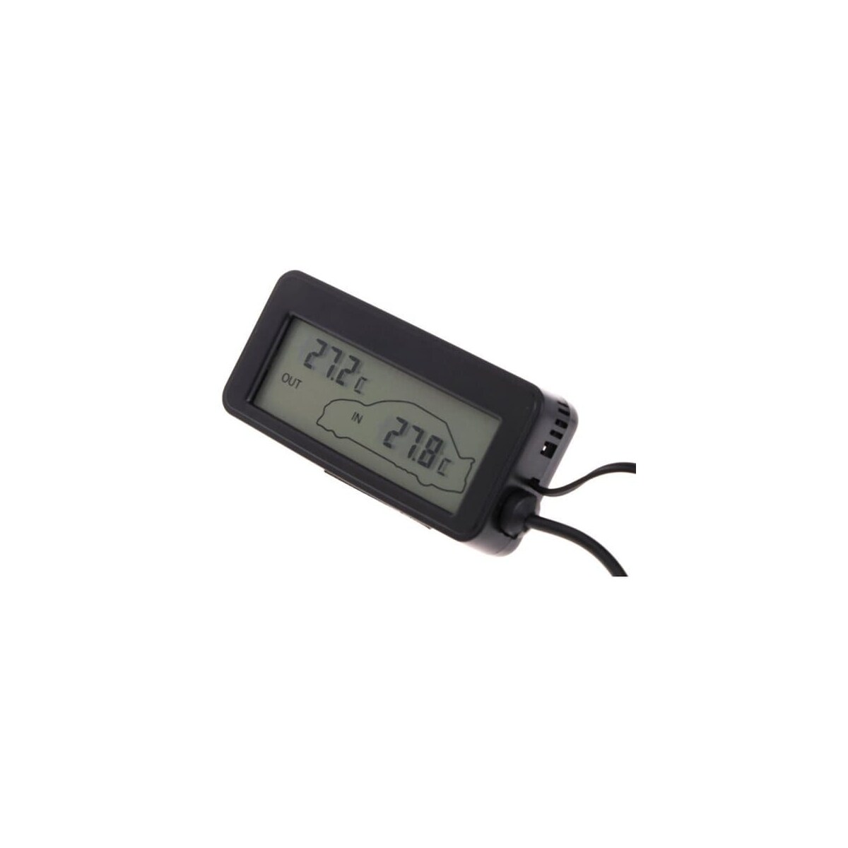 12V biltermometer innendørs/utendørs