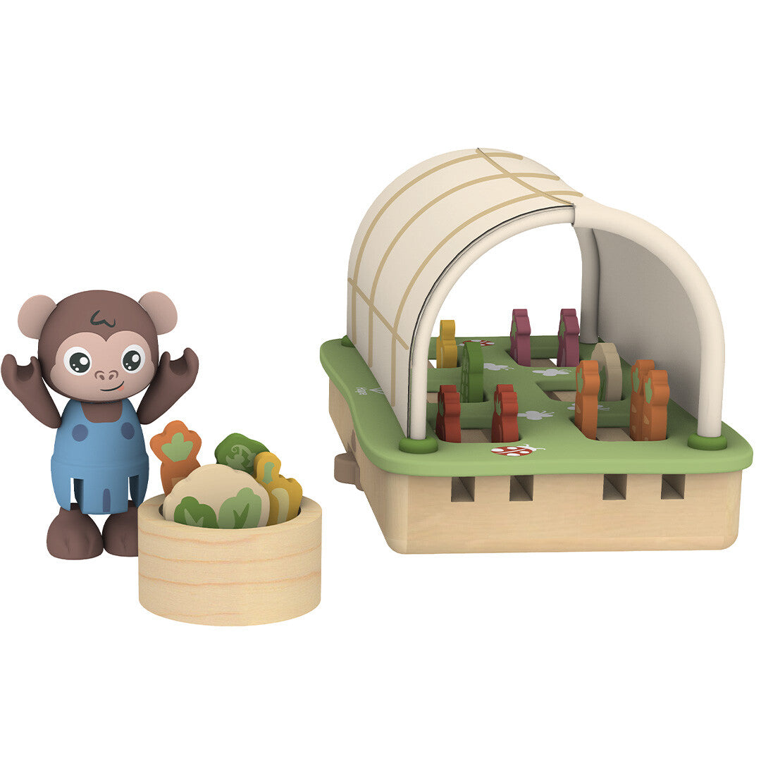Hape moestuin en compostbak - 30-delig