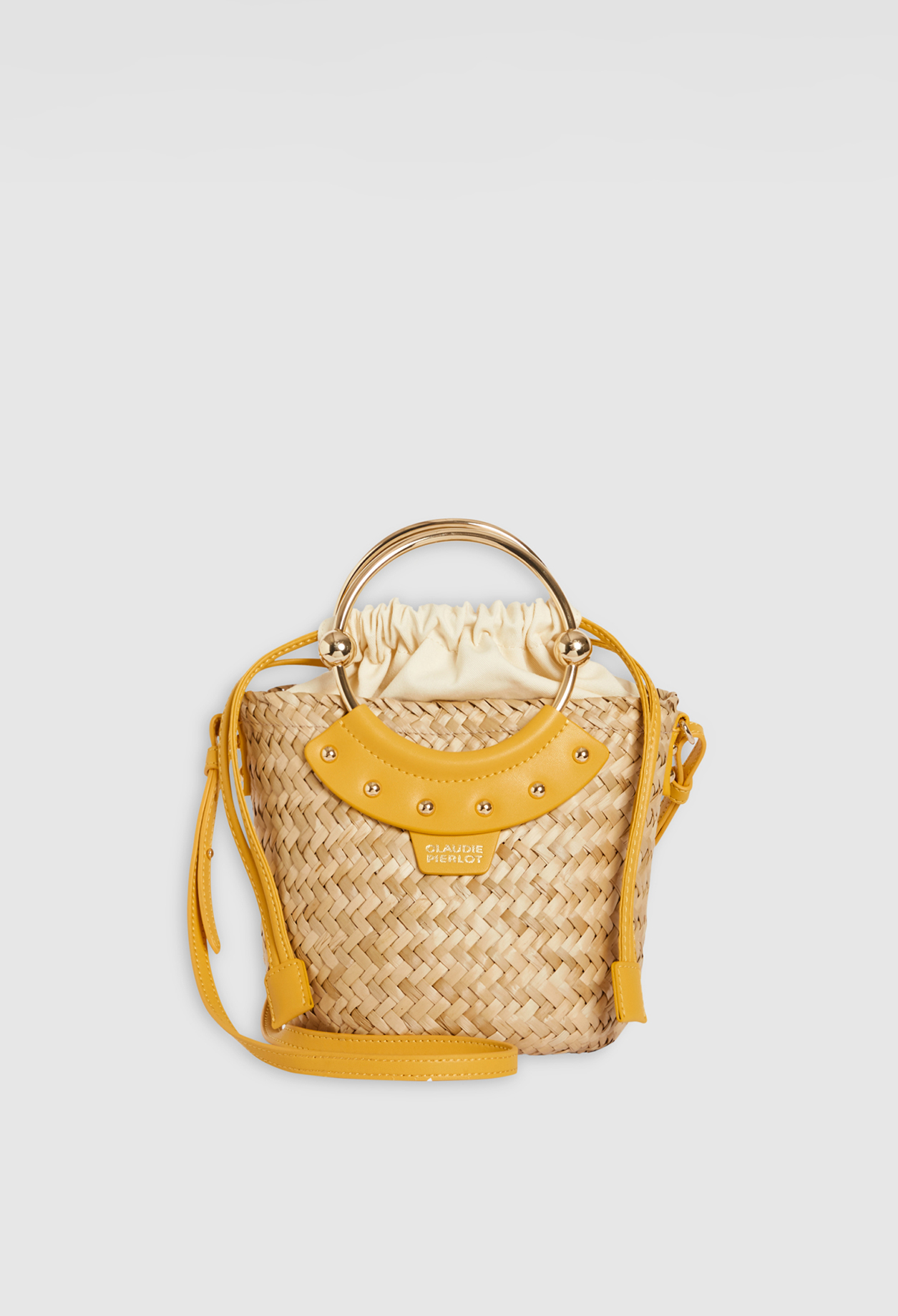Mini panier Abeille paille