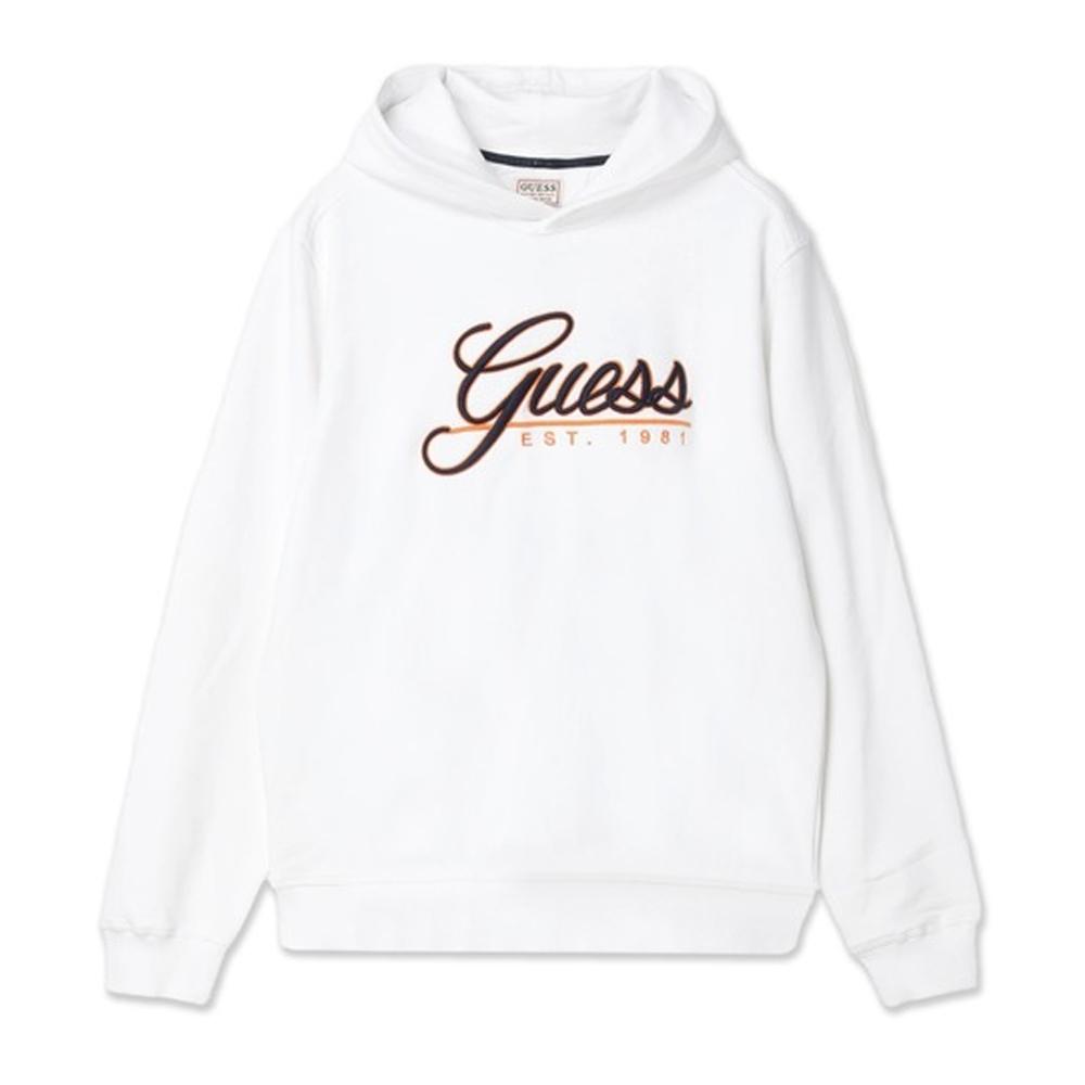 Guess Sweat à capuche Blanc Homme Guess Beau