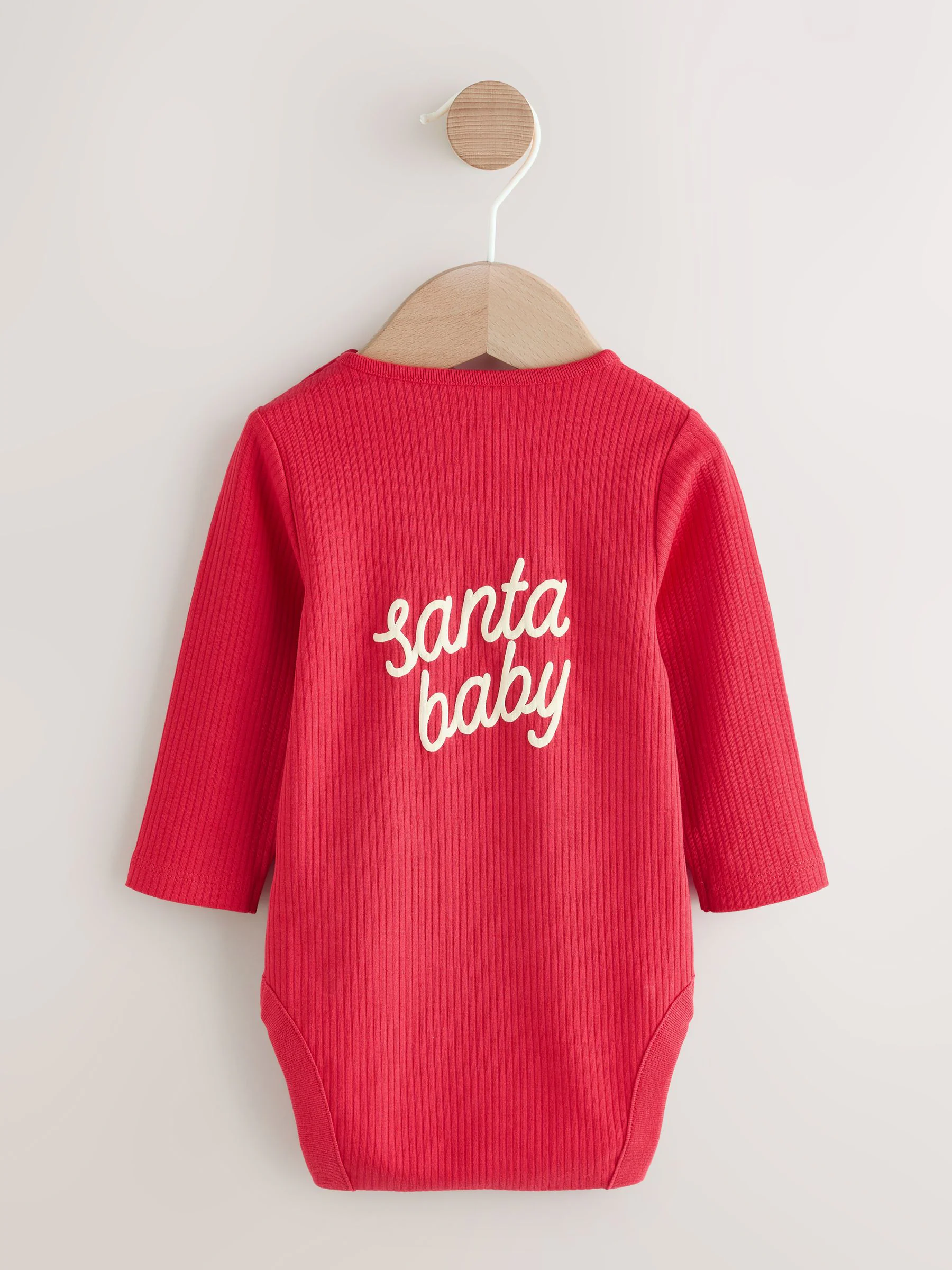 Rood - Kerstmis Baby Bodysuit