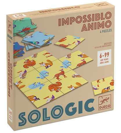 Djeco Puzzlespiel - 9x4 Teile - Animo