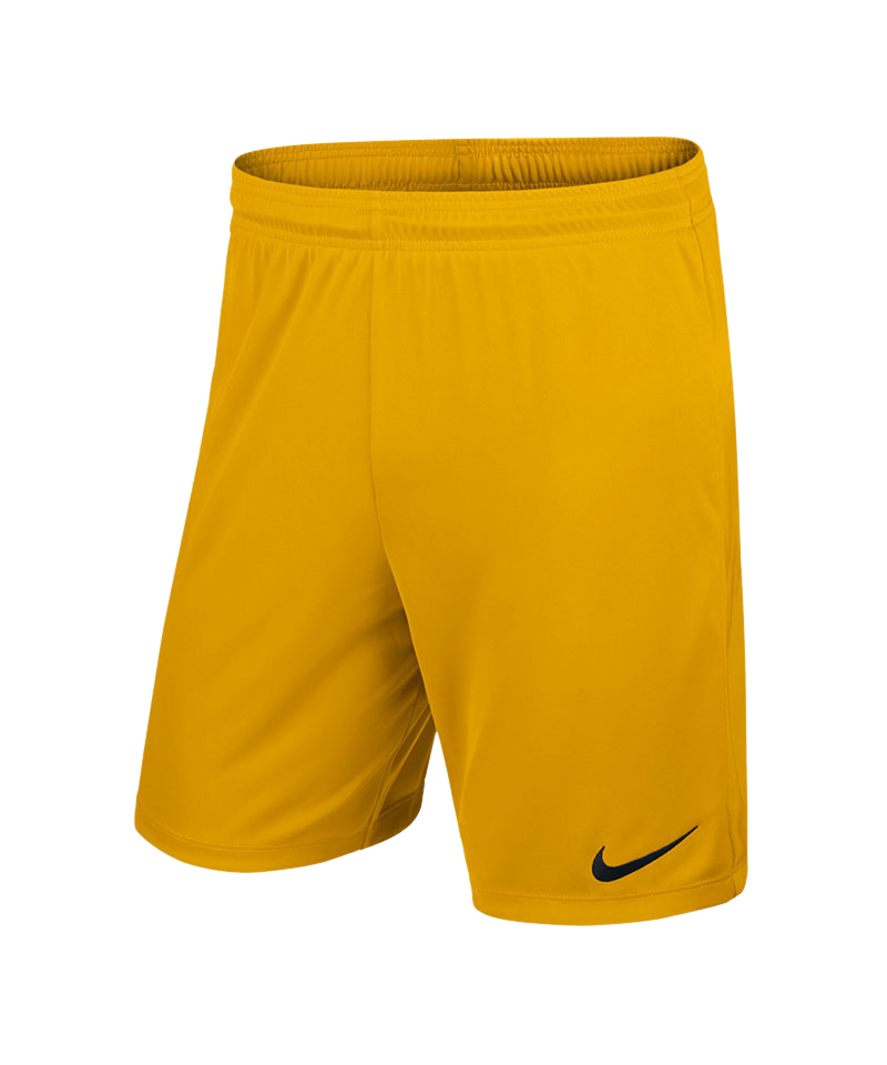 Nike Park II Short ohne Innenslip Gelb F739