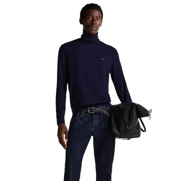 Tommy Hilfiger Pima Cotton Cashmere Coltrui Heren