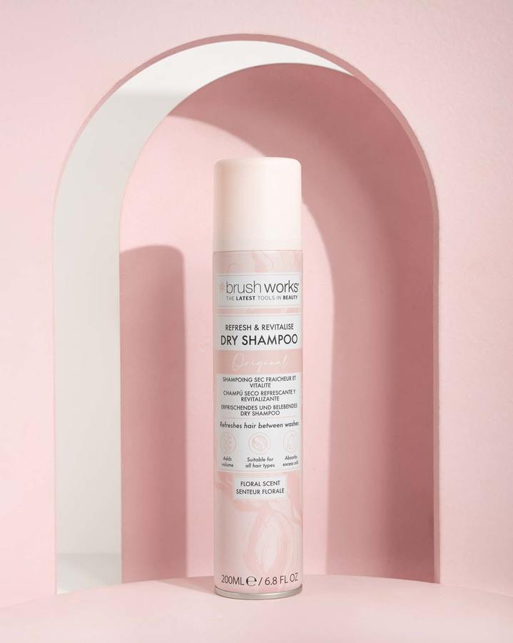 Brushworks Refresh & Revitalise Floral Dry Shampoo 200ml