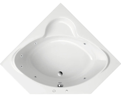 Whirlpool OTTOFOND Cusco 125 x 125 cm glanzend wit 56200