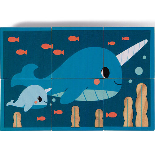 Janod wwf blokpuzzel dieren - 6st