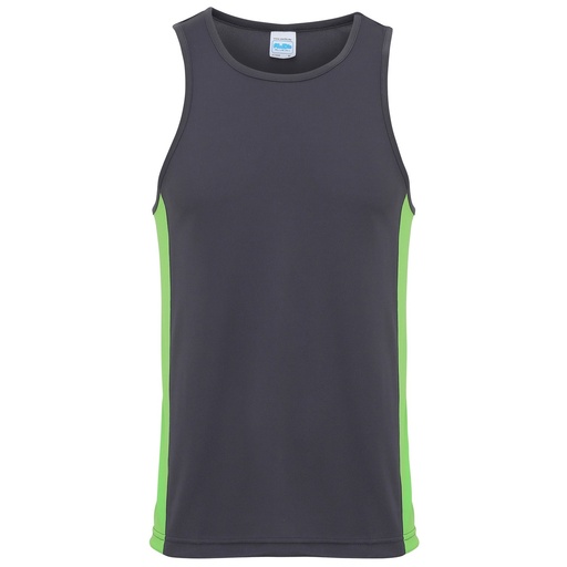 Regata esportiva sem mangas Just Cool / Regata com listras laterais