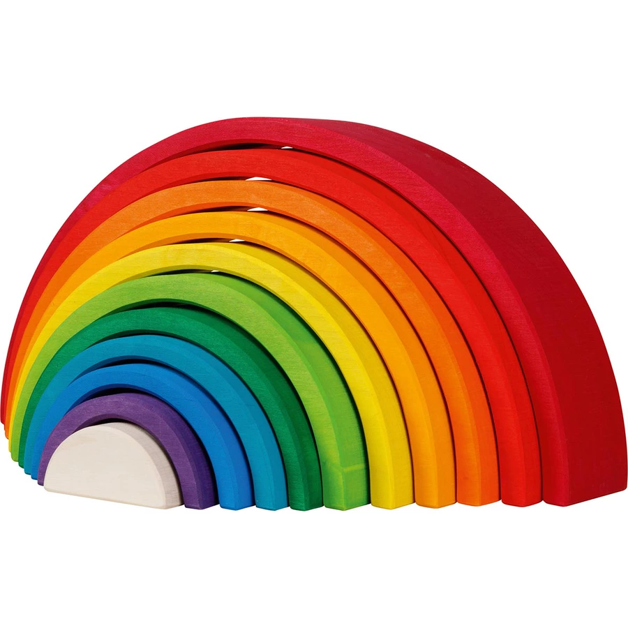 goki Holzbausteine Regenbogen