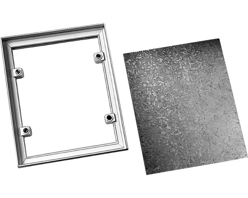 Wit PVC tegelframe voor tegels van 30x30 cm