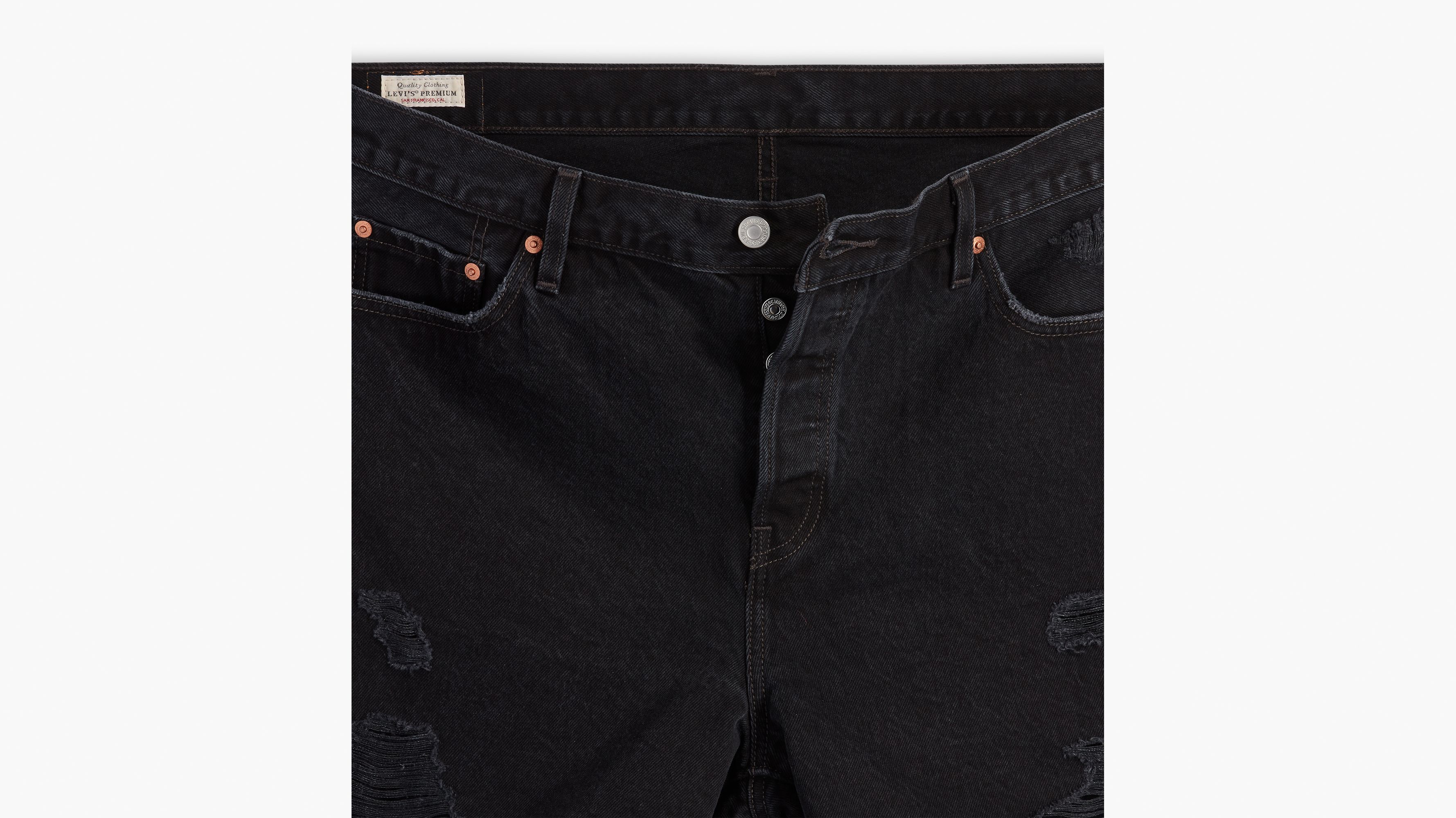 Short 501® Levi's® Original (Grandes tailles) - Stowaway Plus - Noir