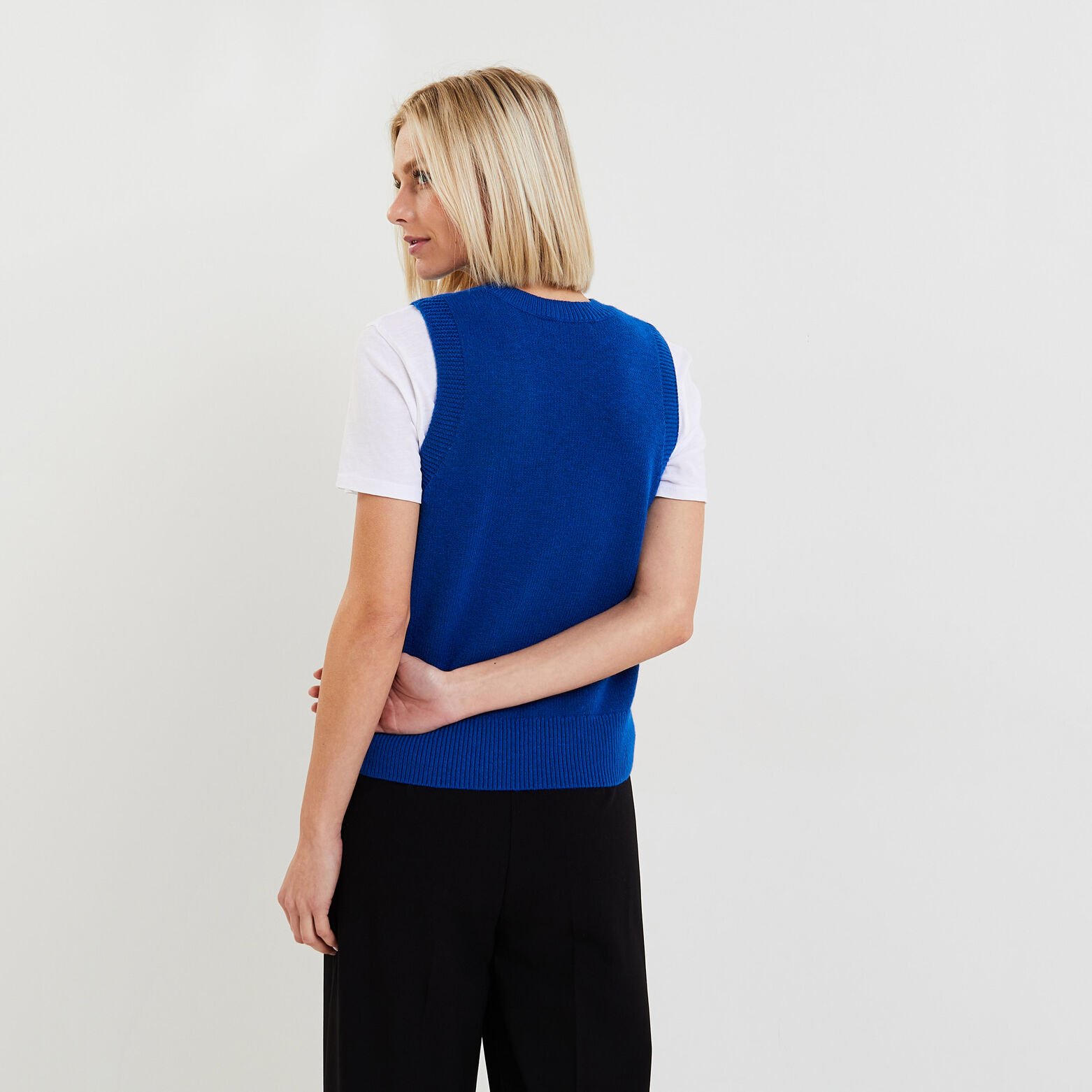 Pull sans manches femme